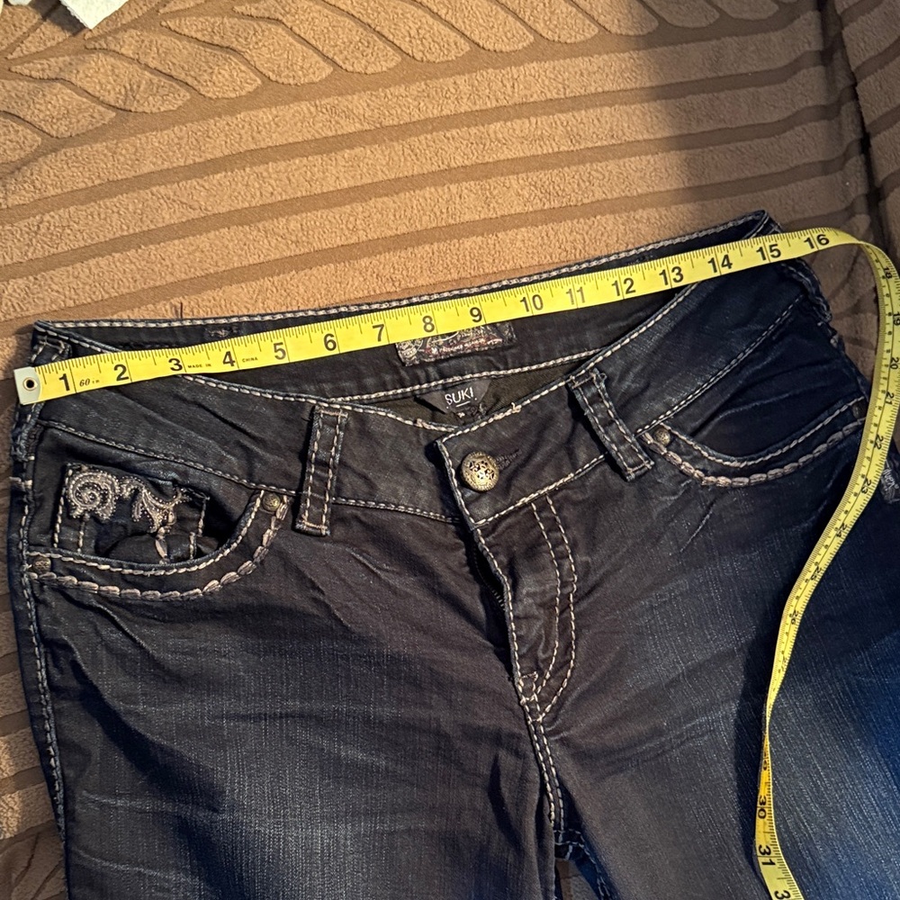 Silver Suki Jeans Dark Blue Boot Cut Denim - Picture 10 of 16
